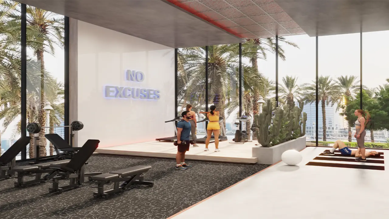 Современные апартаменты с 3 спальнями на продажу в комплексе Ocean Pearl by SD, острова Дубай галерея 9