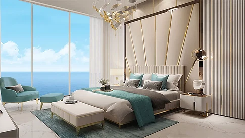 Полностью меблированная квартира-студия с видом на море на продажу в Oceanz 2, Dubai Maritime City галерея 11