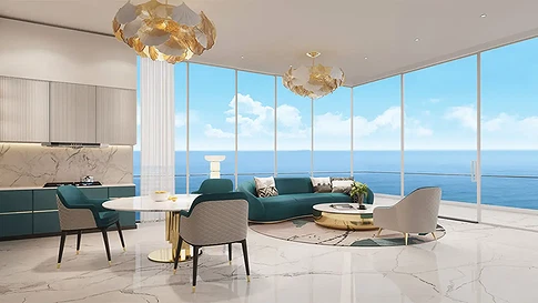 Полностью меблированная квартира-студия с видом на море на продажу в Oceanz 2, Dubai Maritime City галерея 10