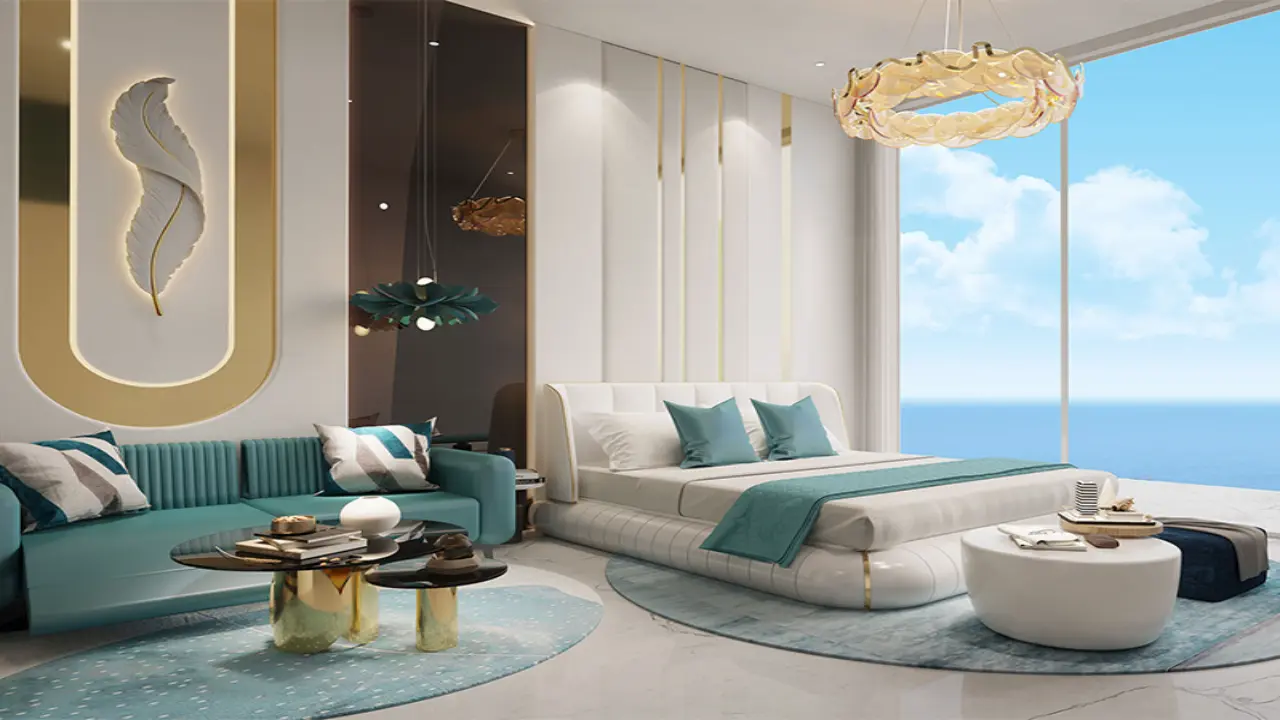 شقة استوديو مفروشة بالكامل مطلة على البحر للبيع في أوشنز 2، مدينة دبي البحرية معرض 5