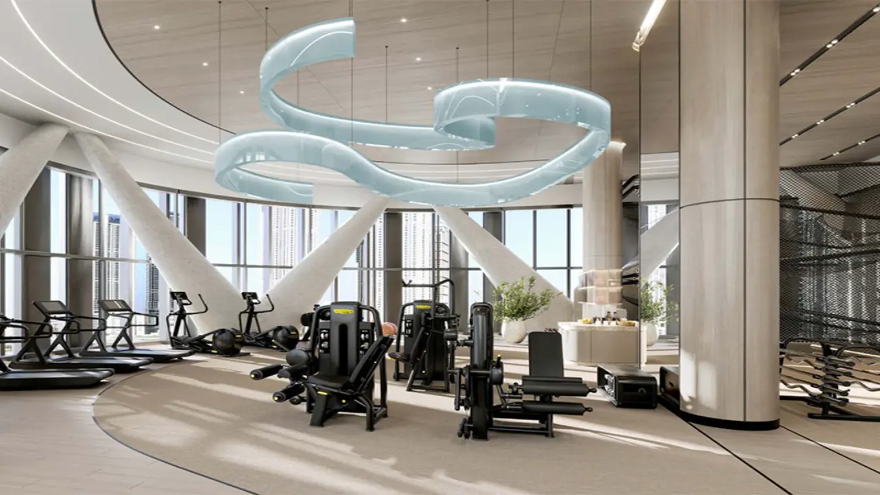 شقة حديثة وواسعة مكونة من غرفة نوم واحدة للبيع في ون ريفر بوينت، الخليج التجاري معرض 5