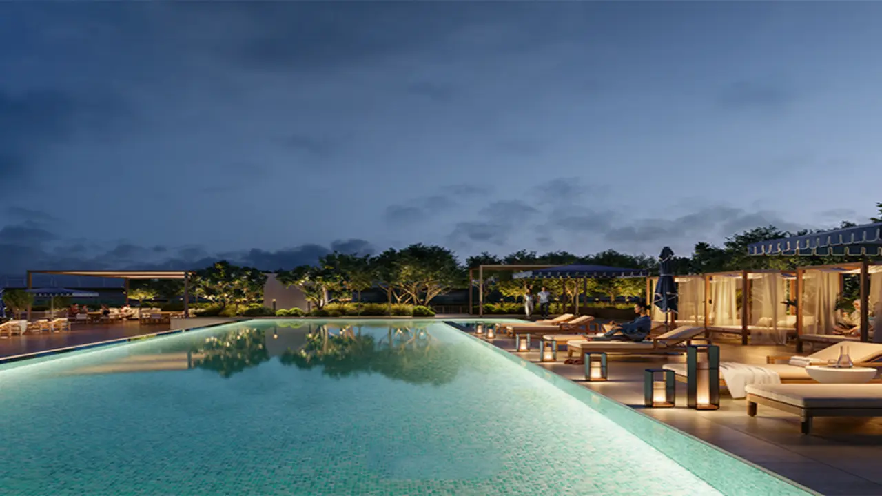 شقة جديدة تمامًا مكونة من غرفتي نوم مطلة على الواجهة البحرية للبيع في Palace Residences Creek Blue معرض 5