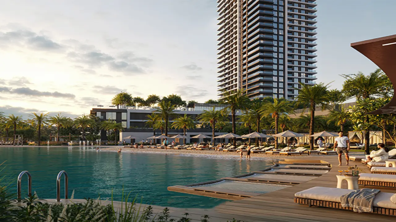 شقة جديدة تمامًا مكونة من غرفتي نوم مطلة على الواجهة البحرية للبيع في Palace Residences Creek Blue معرض 4