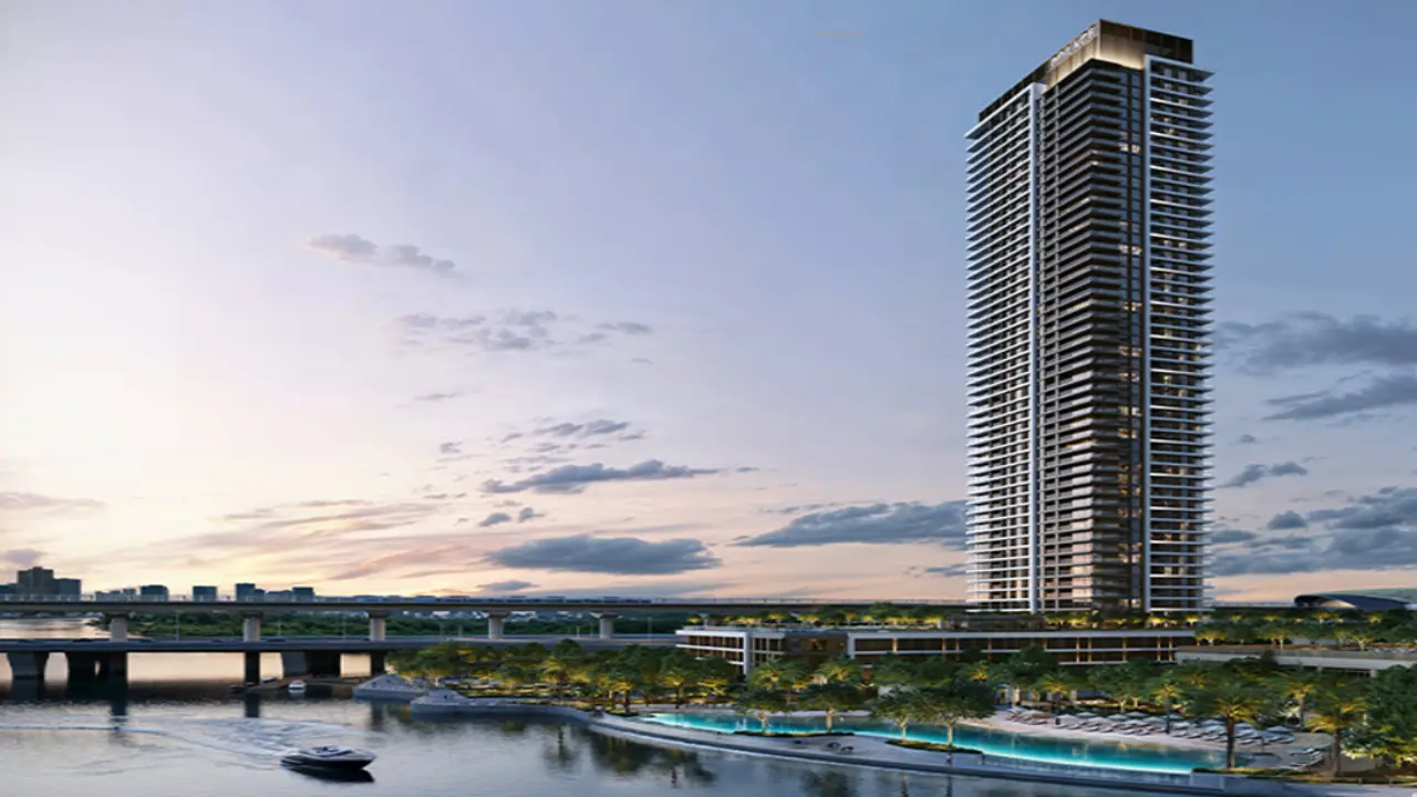 شقة جديدة تمامًا مكونة من غرفتي نوم مطلة على الواجهة البحرية للبيع في Palace Residences Creek Blue معرض 1