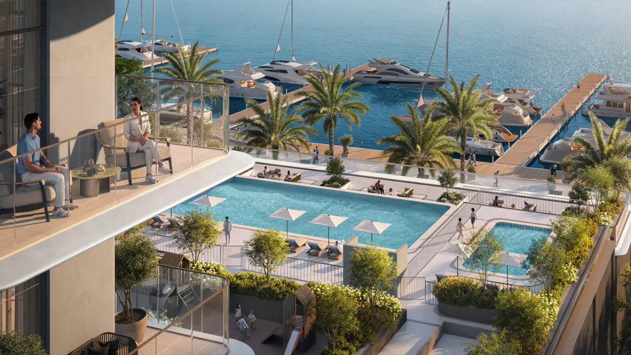 شقة بغرفتي نوم مطلة على البحر بعائد استثماري مرتفع للبيع في بير بوينت 2، ميناء راشد معرض 6