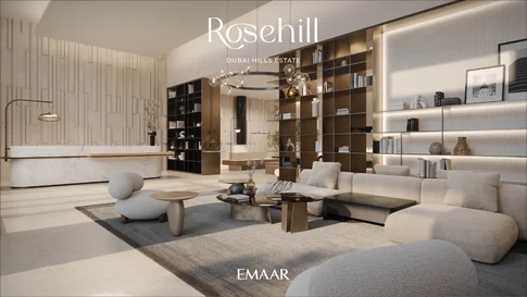 Golf Course Views 1-Bedroom Apartment for Sale in Rosehill, Dubai Hills Estate gallery 1