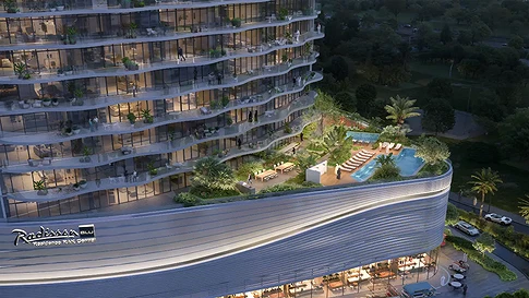 Luxury & Furnished Studio Apartment for Sale in Radisson Blu Residence RAK Central gallery 1