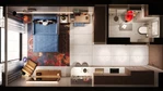 Pool View Studio Apartment for Sale in Raw District Building C, Sheikh Zayed Road gallery thumbnail 5