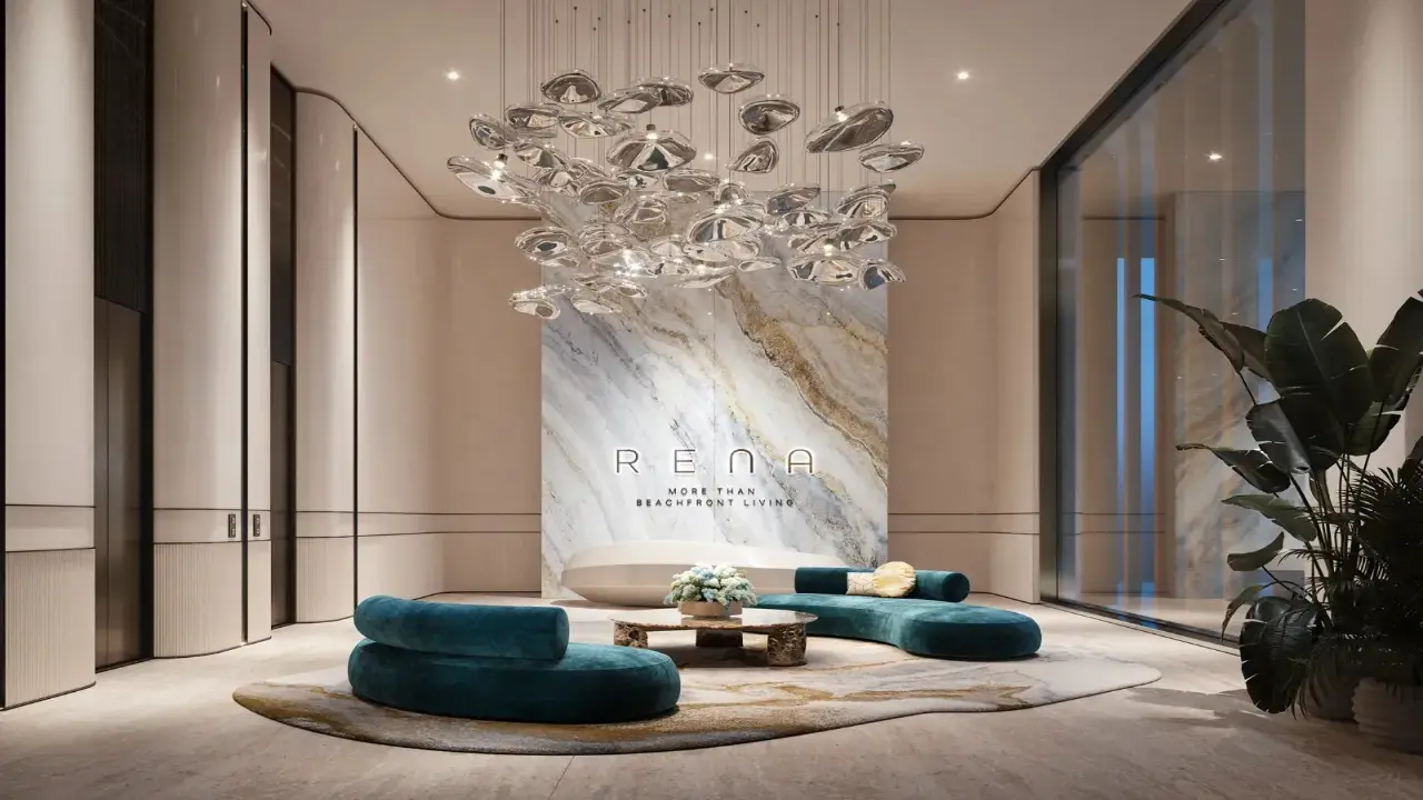 Роскошные апартаменты с 2 спальнями и видом на море на продажу в Рене, Дубайские острова галерея 5