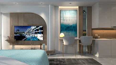 Modern 1-Bedroom Apartment for Sale in Samana Santorini, Dubai Studio City gallery 2