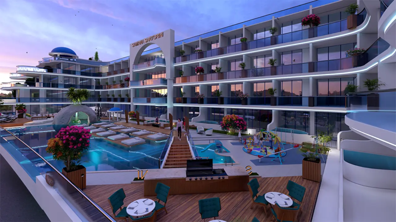 شقة حديثة مكونة من غرفة نوم واحدة للبيع في سامانا سانتوريني، مدينة دبي للاستوديوهات معرض 9