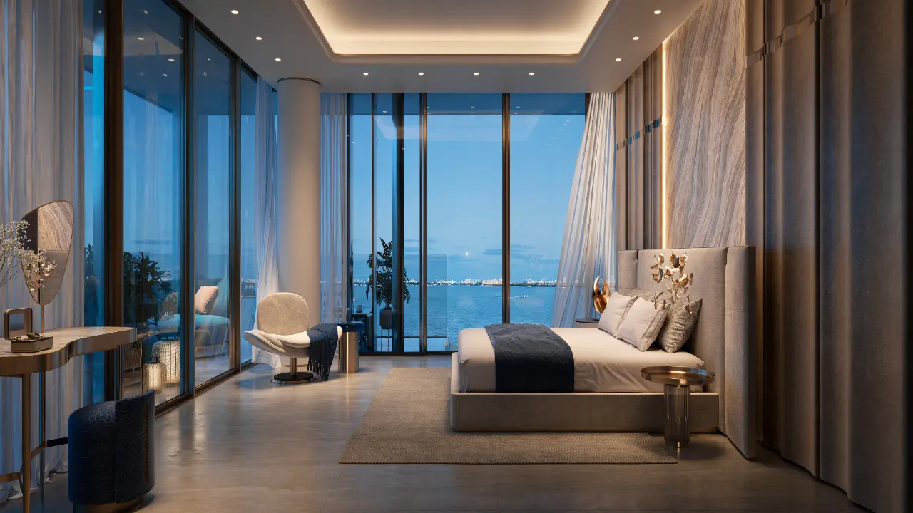 Роскошные апартаменты с 1 спальней и видом на море в здании A жилого комплекса Silena Residences, Дубайские острова галерея 8