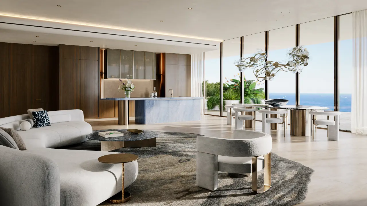 Роскошные апартаменты с 1 спальней и видом на море в здании A жилого комплекса Silena Residences, Дубайские острова галерея 5