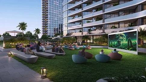 Продается просторная однокомнатная квартира в жилом комплексе Skyvue Spectra, Sobha Hartland 2. галерея 4