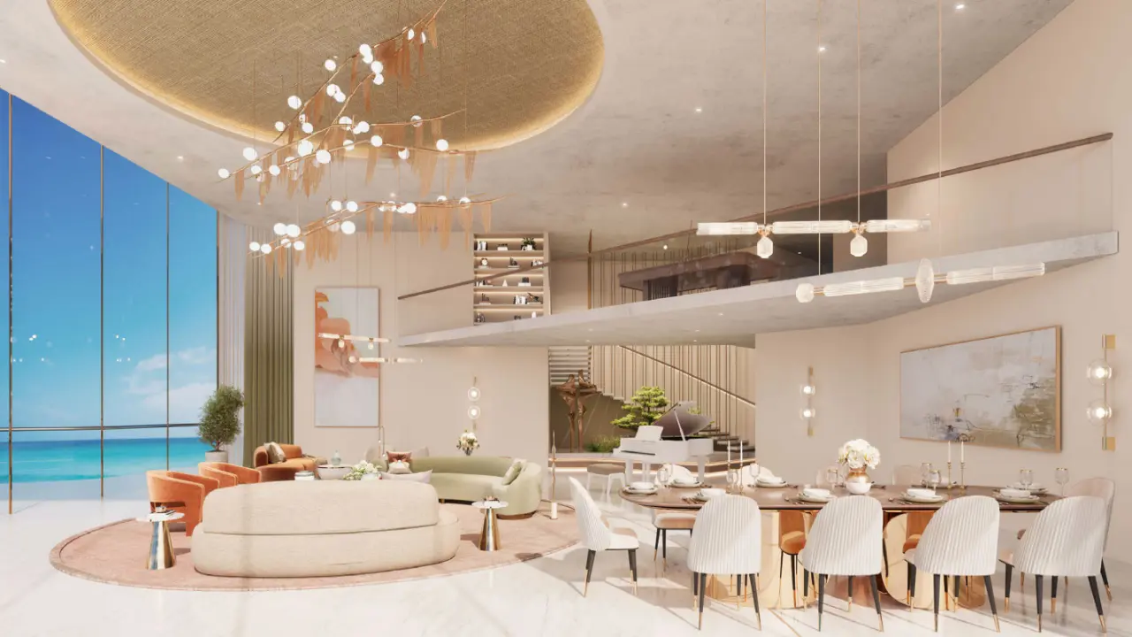 Меблированная квартира с двумя спальнями и высокой рентабельностью инвестиций на продажу в комплексе Sora Beach Residences, остров Аль-Марджан галерея 3