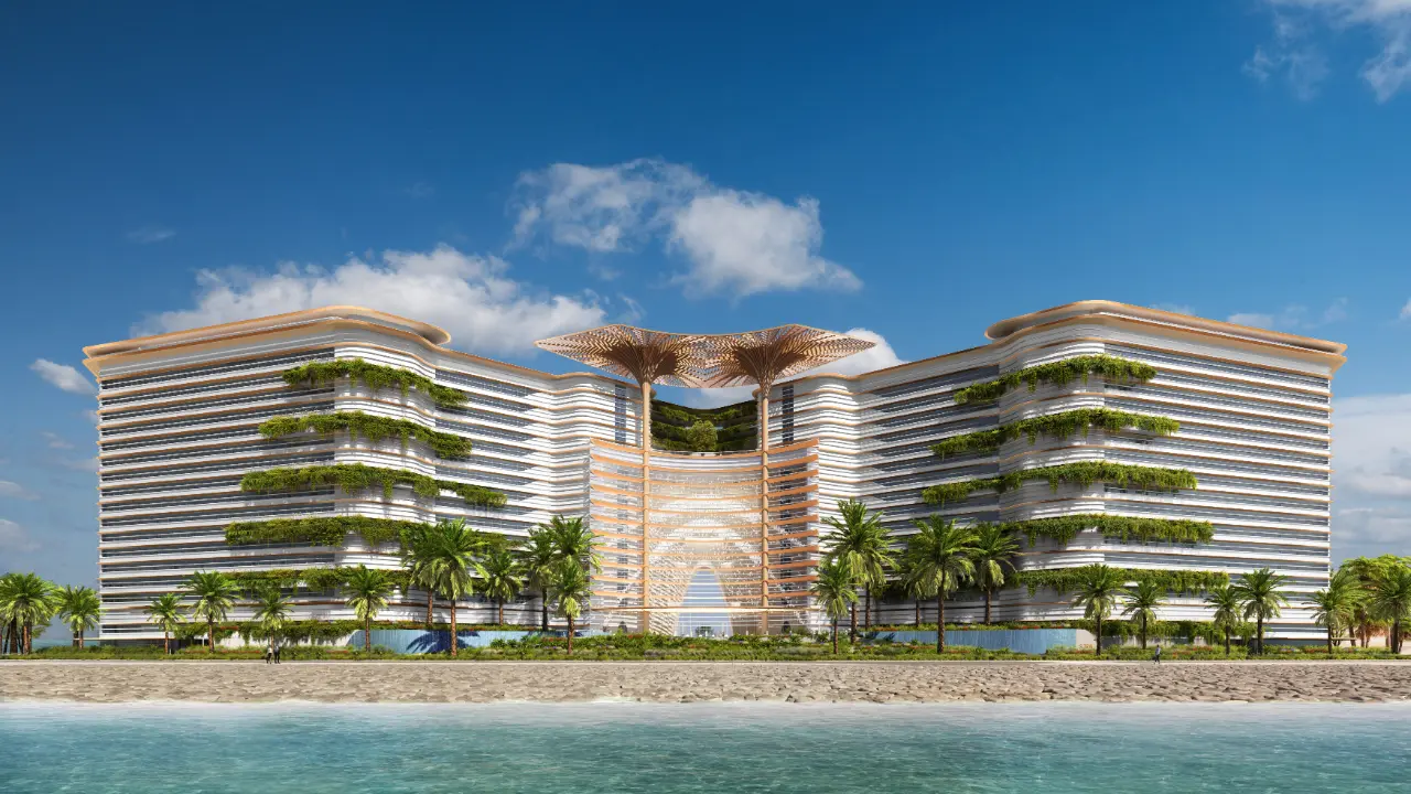 Меблированная квартира с двумя спальнями и высокой рентабельностью инвестиций на продажу в комплексе Sora Beach Residences, остров Аль-Марджан галерея 1