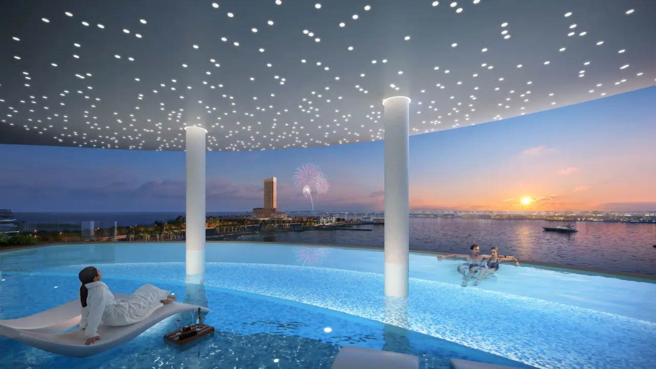 Меблированная квартира с двумя спальнями и высокой рентабельностью инвестиций на продажу в комплексе Sora Beach Residences, остров Аль-Марджан галерея 6