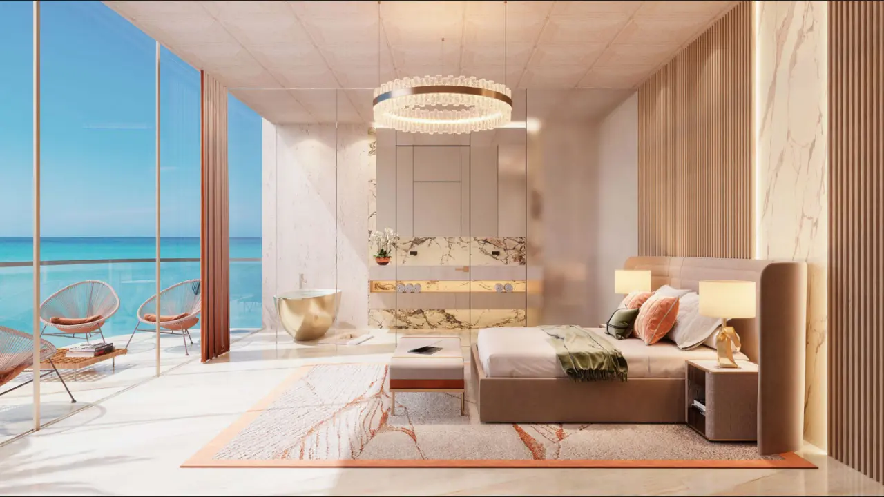 Меблированная квартира с двумя спальнями и высокой рентабельностью инвестиций на продажу в комплексе Sora Beach Residences, остров Аль-Марджан галерея 4