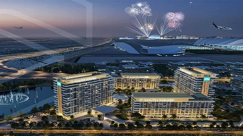 Роскошные апартаменты с 2 спальнями на продажу в здании South Square Building 4, Южный Дубай галерея 1