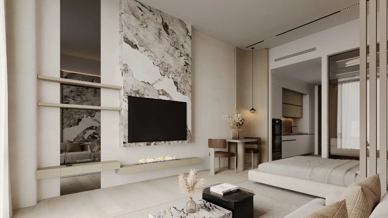 Modern 1-Bedroom Apartment for Sale in Binghatti Hillviews, Dubai Science Park gallery 1