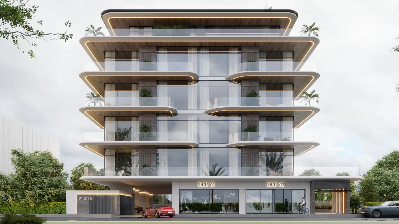 Продается современная однокомнатная квартира с высокой окупаемостью инвестиций в районе Сукун, район Над Аль Шеба, 1. галерея 3