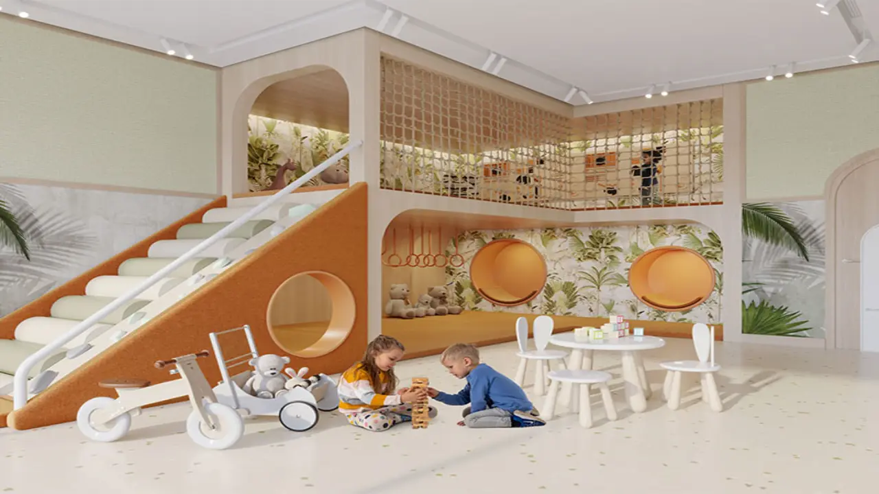 Роскошные апартаменты с 1 спальней и видом на бассейн продаются в районе Портман, район JVC 12 галерея 9