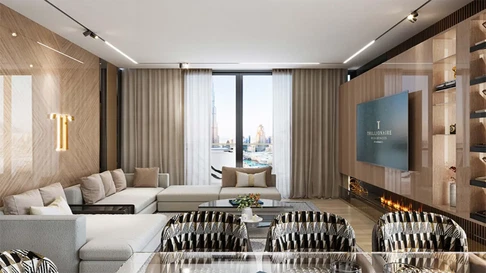 شقة استوديو فاخرة مطلة على القناة للبيع في Trillionaire Residences، الخليج التجاري معرض 7