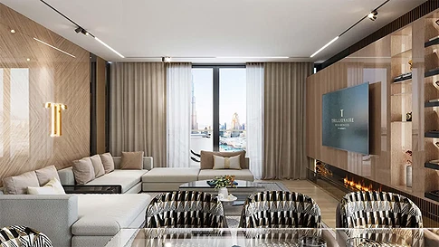 شقة استوديو فاخرة مطلة على القناة للبيع في Trillionaire Residences، الخليج التجاري معرض 7