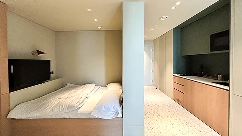 Меблированная квартира-студия с видом на Бурдж-Халифа на продажу в Upside Living, Business Bay галерея 3