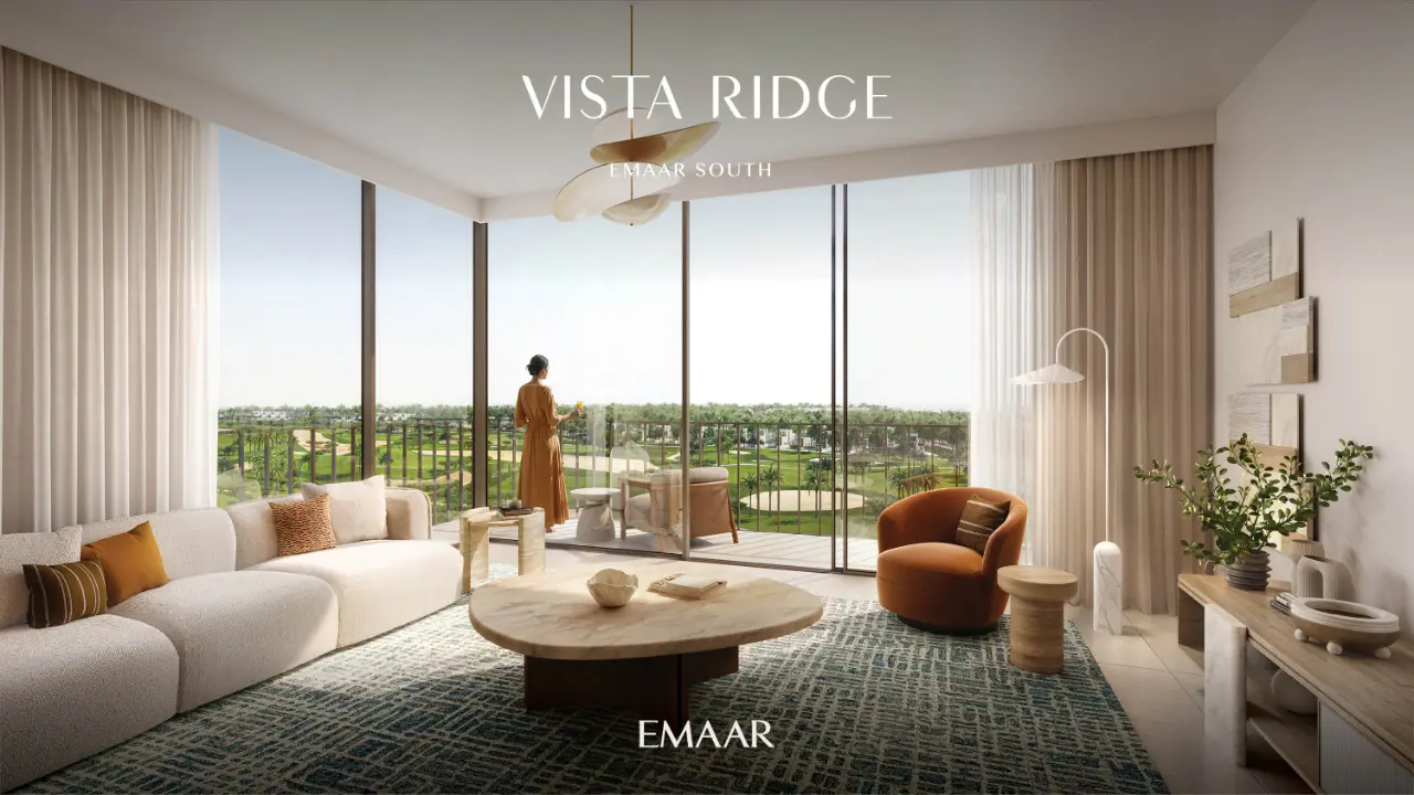 Spacious 2-Bedroom Golf Course View Apartment for Sale in Vista Ridge Tower 1, Emaar South gallery 1