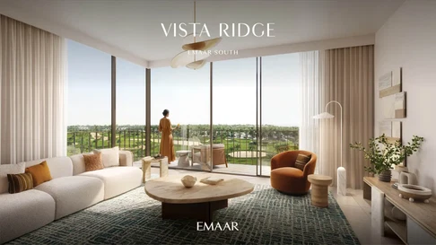 Spacious 2-Bedroom Golf Course View Apartment for Sale in Vista Ridge Tower 1, Emaar South gallery 1