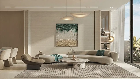 Роскошная 1-комнатная квартира на продажу в жилом комплексе Wellington Ocean Walk, Дубайские острова. галерея 4