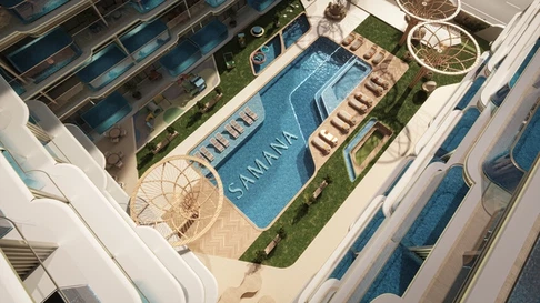 Modern Studio Apartment for Sale in Samana Imperial Gardens, Arjan gallery 9