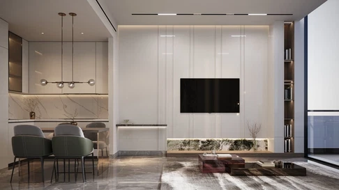 Modern Studio Apartment for Sale in Samana Imperial Gardens, Arjan gallery 5