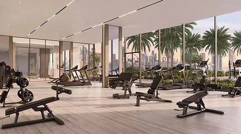 Spacious Studio Apartment for Sale in Sol Levante JVT with Burj Khalifa View gallery 5