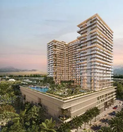 Spacious Studio Apartment for Sale in Sol Levante JVT with Burj Khalifa View gallery 4