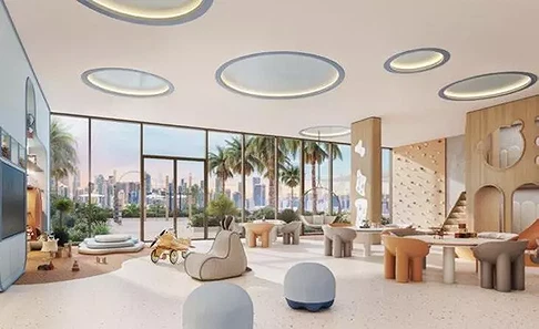 Spacious Studio Apartment for Sale in Sol Levante JVT with Burj Khalifa View gallery 2