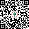 QR-код Продается современная однокомнатная квартира с видом на набережную в башне Hado Tower B, Дубайские острова.