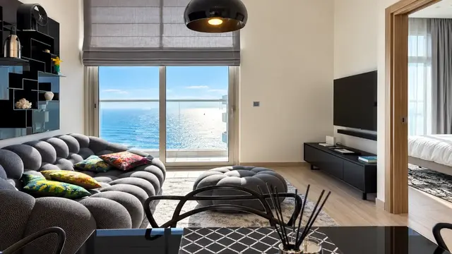 Sea View 1-Bedroom Furnished Apartment for Rent in Studio One, Dubai Marina