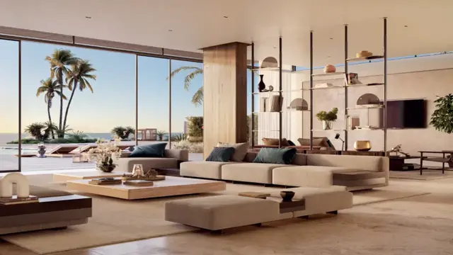 Роскошные апартаменты с 3 спальнями и видом на море на продажу в комплексе Beach Residences Dubai Islands