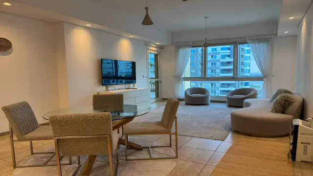 شقة للإيجار في طابق مرتفع مكونة من غرفتي نوم (نوع C) في مارينا ريزيدنسز 1، نخلة جميرا