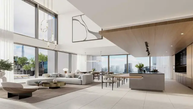 Роскошные меблированные апартаменты с 2 спальнями на продажу в One River Point, Business Bay