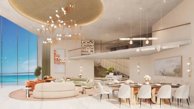 Меблированная квартира с двумя спальнями и высокой рентабельностью инвестиций на продажу в комплексе Sora Beach Residences, остров Аль-Марджан