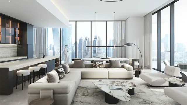 Роскошные просторные апартаменты с 2 спальнями на продажу в комплексе W Residences, Dubai Harbour