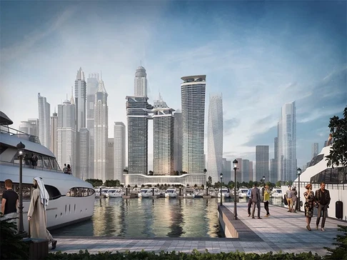 شقة للبيع في الطابق العلوي بغرفة نوم واحدة مطلة على البحر في برج شوبا سيهافن أ، دبي هاربور معرض 7