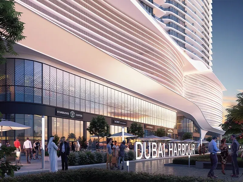 شقة للبيع في الطابق العلوي بغرفة نوم واحدة مطلة على البحر في برج شوبا سيهافن أ، دبي هاربور معرض 6