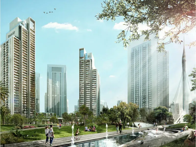 شقة زاوية بغرفتي نوم مطلة على الخور للبيع في هاربور جيت، ميناء خور دبي معرض 10