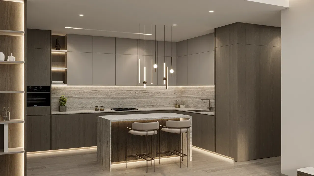 شقة فاخرة بغرفة نوم واحدة وعائد استثماري مرتفع للبيع في NAS 3، أرجان معرض 8