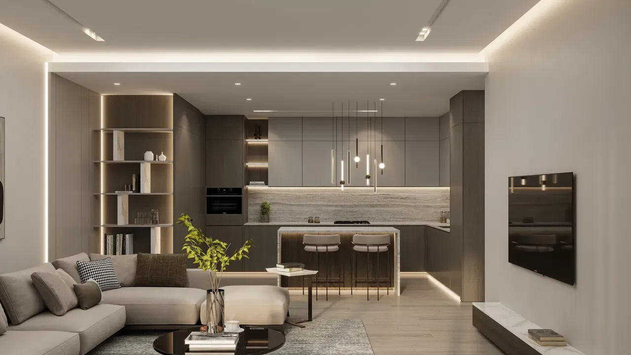 شقة فاخرة بغرفة نوم واحدة وعائد استثماري مرتفع للبيع في NAS 3، أرجان معرض 6