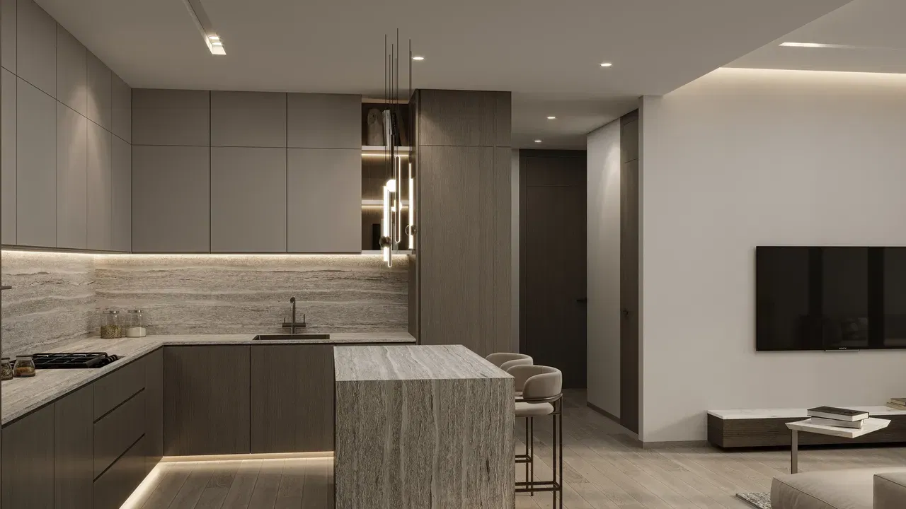 شقة فاخرة بغرفة نوم واحدة وعائد استثماري مرتفع للبيع في NAS 3، أرجان معرض 5